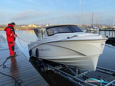 Smartliner Cuddy 22 - Mercury F100-Efi XL CT Inkl. Udstyr - Spar 80.000,- Motorbåt 2025, Danmark