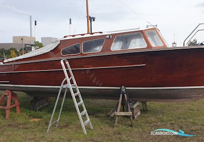 Træbåd Motorbåt 1952, med Volvo Penta motor, Danmark