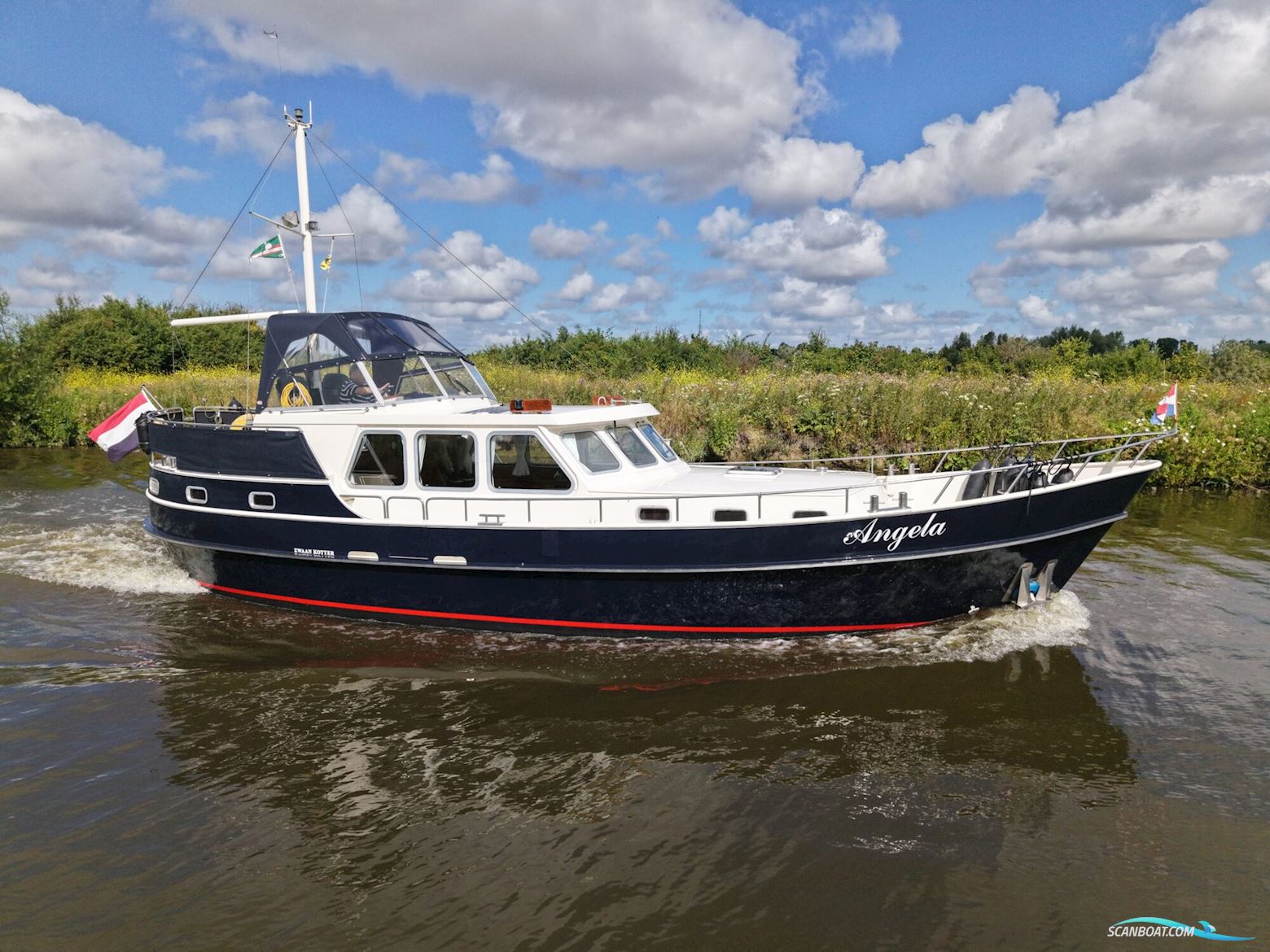 Zwaan Kotter 12.85 AK Motorbåt 2000, med Iveco Aifo motor, Holland