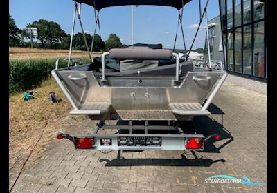aluminium platbodem 6.0 Motorbåt 2020, med Yamaha motor, Holland