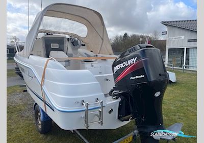 Ørnvik 520 Flamingo Med Mercury F75 4-Takt Samt Brenderup Trailer - NY Pris kr 69.000 Motorboat 2006, with Mercury engine, Denmark