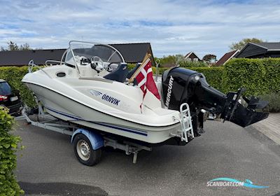 Ørnvik 555WA 115HK og Trailer Motorboat 2006, with Mercury Optimax engine, Denmark