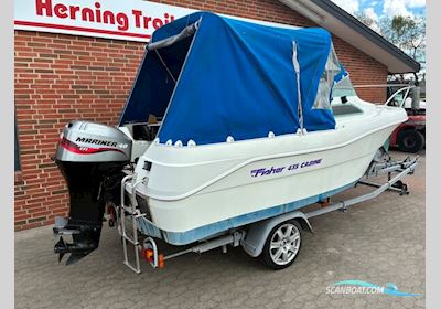Ørnvik Fisher 435 Cabin m/Mariner F40 hk EFI 4-takt og Brenderup trailer Motorboat 2025, with Mariner engine, Denmark