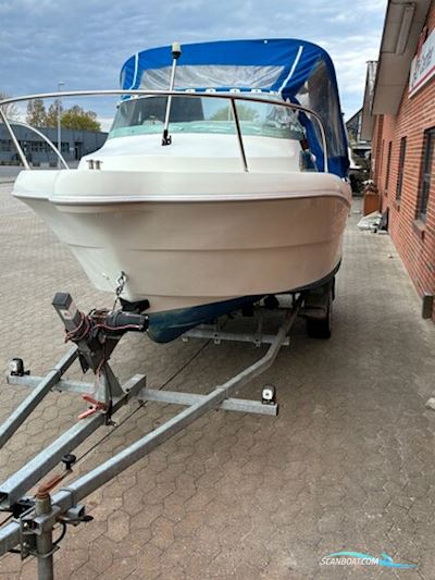 Ørnvik Fisher 435 Cabin m/Mariner F40 hk Efi 4-Takt og Brenderup Trailer - Solgt ! Motorboat 2025, with Mariner engine, Denmark