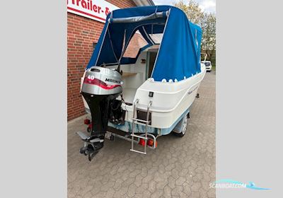 Ørnvik Fisher 435 Cabin m/Mariner F40 hk Efi 4-Takt og Brenderup Trailer Motorboat 2025, with Mariner engine, Denmark