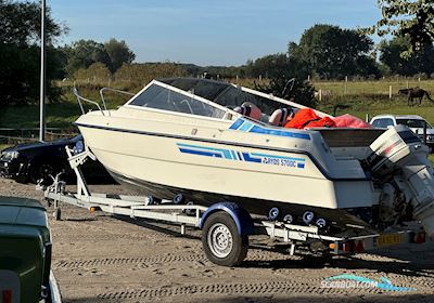 (Solgt!) Ryds 570 DC Motorboat 1994, with Johnson engine, Denmark
