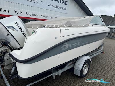 AMT 200 DC med 135 hk Honda-EFI 4 takt og 1800 kg Brenderup bådtrailer - Anvisningssalg Motorboat 2010, with Honda engine, Denmark