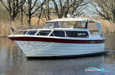 Agder 840 OKAK Motorboat 1988, with Ford engine, The Netherlands