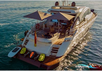 Aicon 72 SL Motorboat 2005, with Caterpillar C30 engine, Spain