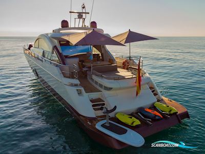 Aicon 72 SL Motorboat 2005, with Caterpillar C30 engine, Spain