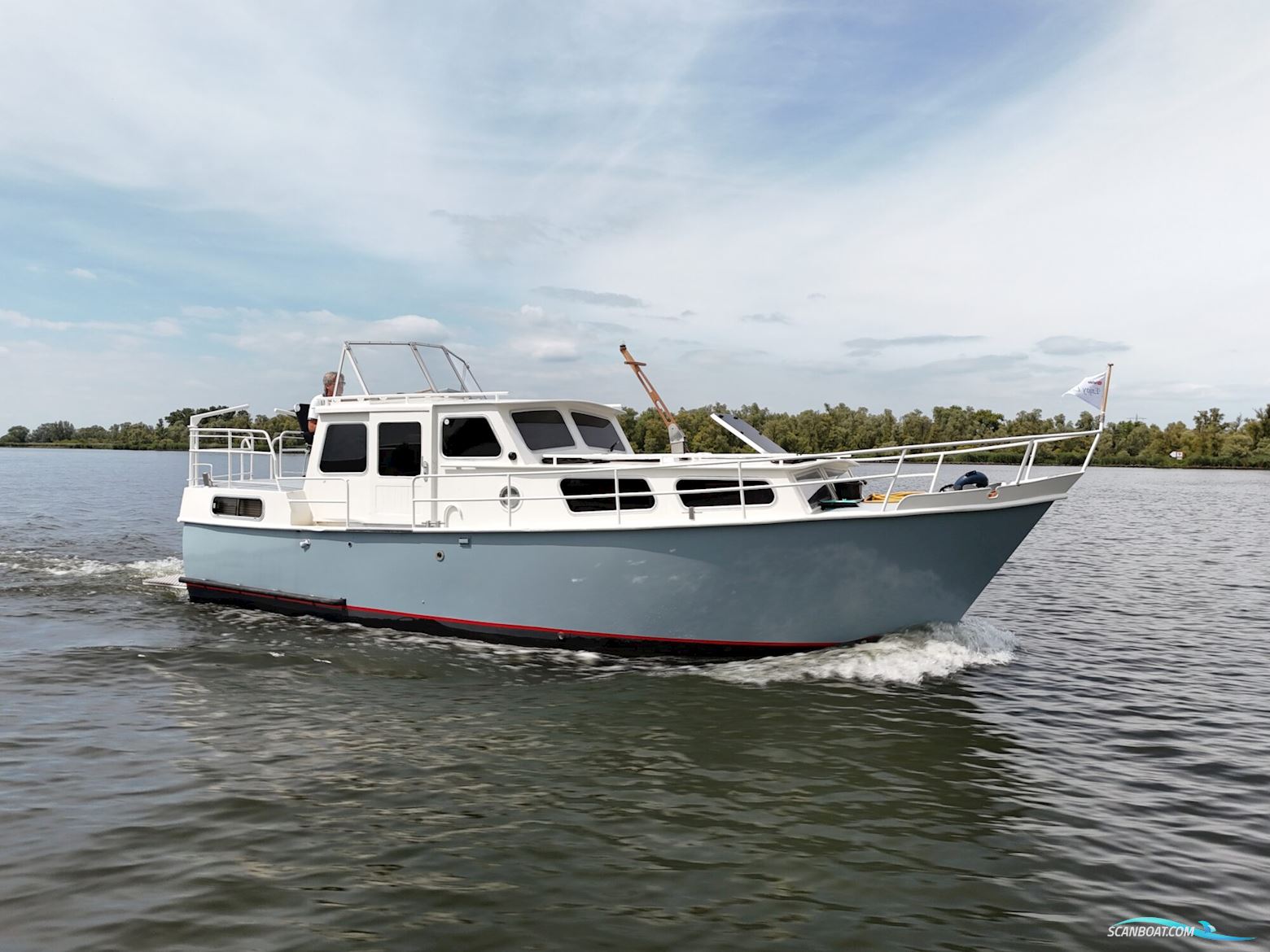 Altena Kruiser 9.30 AK Cabrio Motorboat 1970, with Craftsman CM4.42 engine, The Netherlands