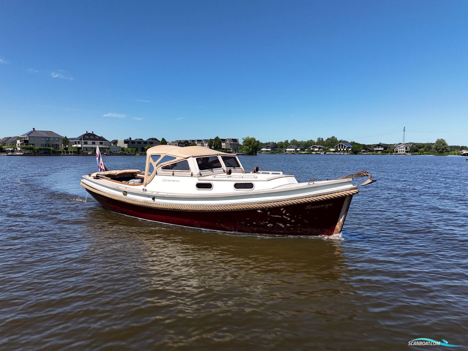 Antaris Windscheer 9.60 OK Motorboat 2003, with Vetus engine, The Netherlands