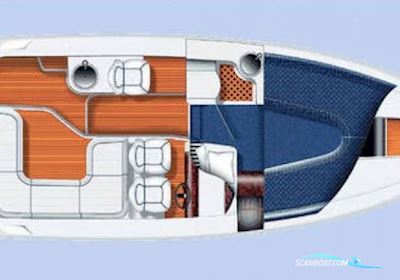 Aquador 26HT Motorboat 2005, with Volvo Penta Kad44-PC engine, Denmark