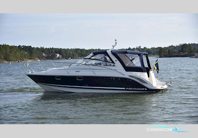 Aquador 28 DC Motorboat 2008, with Mercury Cummins engine, Sweden