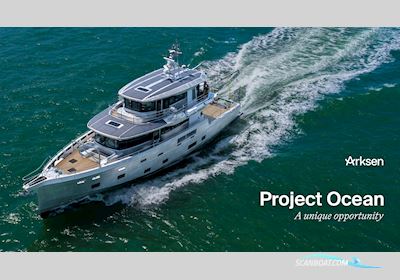 Arksen 85 Motorboat 2024, with Praxis Hybrid System engine, United Kingdom