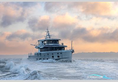 Arksen 85 Motorboat 2024, with Praxis Hybrid System engine, United Kingdom