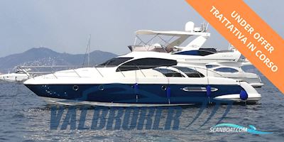Azimut 50 Flybridge Motorboat 2005, with Caterpillar C12 engine, Italy