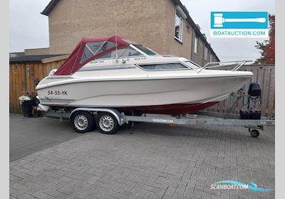 Beekman Orient de luxe 590 Motorboat 2006, with Johnson engine, The Netherlands