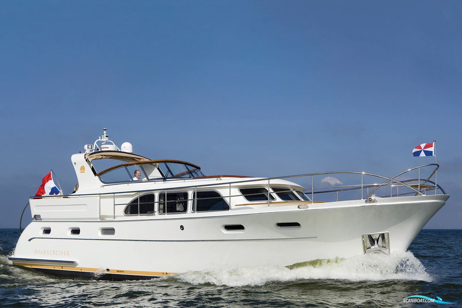 Boarncruiser 50 Retro Line Motorboat 2009, with 2 engine, The Netherlands