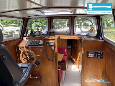 Bollmann Motorkotter Motorboat 1976, with Mercedes engine, Germany
