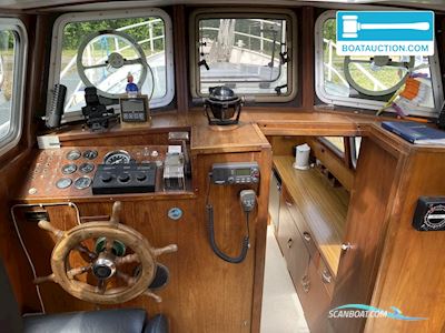 Bollmann Motorkotter Motorboat 1976, with Mercedes engine, Germany