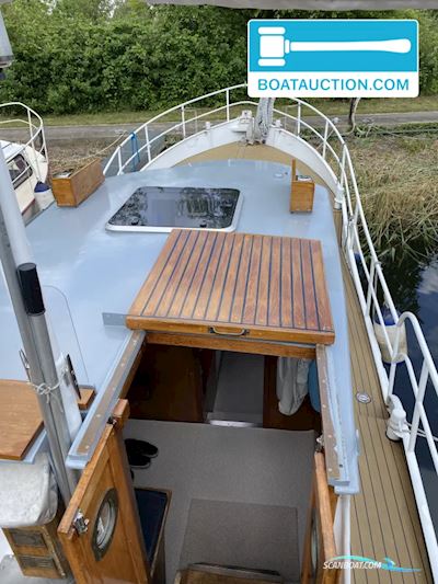Bollmann Motorkotter Motorboat 1976, with Mercedes engine, Germany