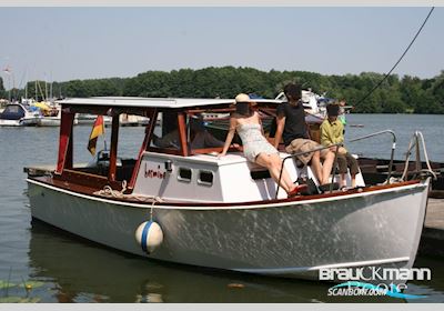Bremer Werftbau Modell Motorboat 1980, with Mercedes engine, Germany