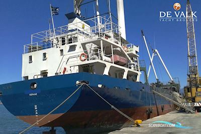 Bulk Cargo Ship 63 m Motorboat 1977, with DEUTCH engine, Greece