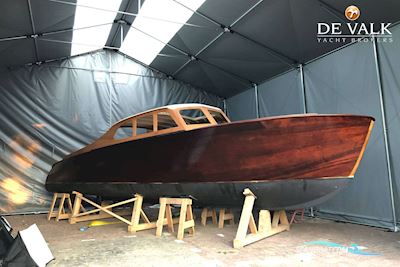 Classic MY Motorboat 1947, with Mercedes Marine engine, Germany