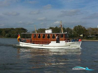Classic Motor Yacht Motorboat 1949, with Engine Type Man,Hk 340,Diesel
 engine, Germany