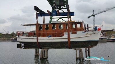 Classic Motor Yacht Motorboat 1949, with Engine Type Man,Hk 340,Diesel
 engine, Germany