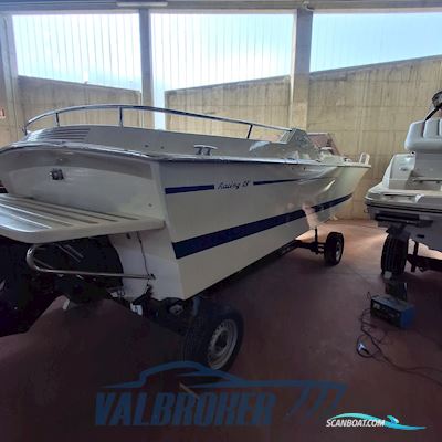 Colombo 29 Racing Motorboat 1988, with Mercruiser 5.7 V8 Alpha One engine, Italy