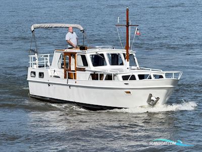 Combi Kruiser 11.00 AK Cabrio Motorboat 1977, with Daf engine, The Netherlands