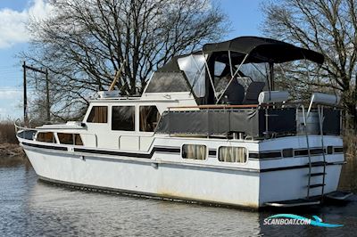 Combi Kruiser 12.00 Motorboat 1984, with Daf engine, The Netherlands