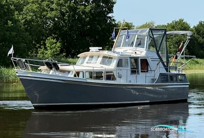 De Boer Kruiser 1150 Motorboat 1988, with Mitsubishi engine, The Netherlands