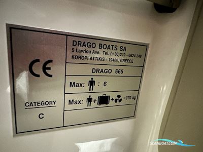 Drago 665 Comfortline Suzuki 200 HK Motorboat 2022, with Suzuki engine, Denmark