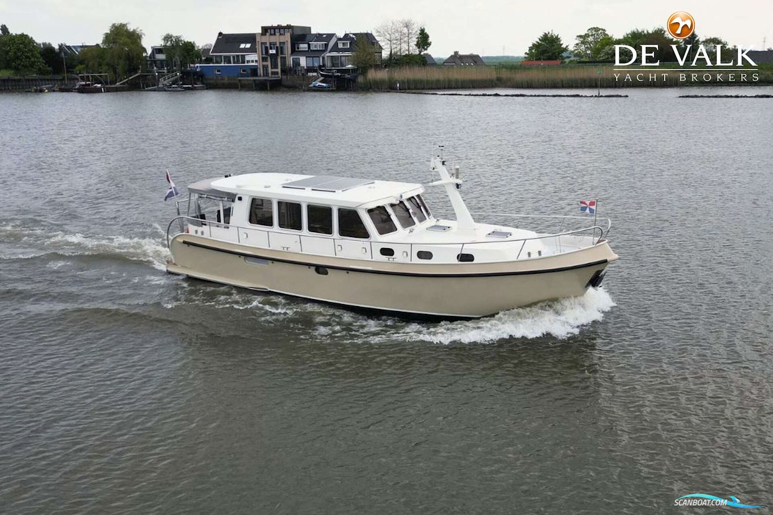 Euroship Classic Kotter 1350 OK Motorboat 2009, with Iveco engine, The Netherlands