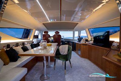 Fashion 68 HARD TOP Motorboat 2008, with MTU 1550 engine, Croatia