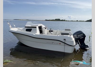 Fjordjollen 450 Cabin Motorboat 2024, with Yamaha F40Fetl engine, Denmark