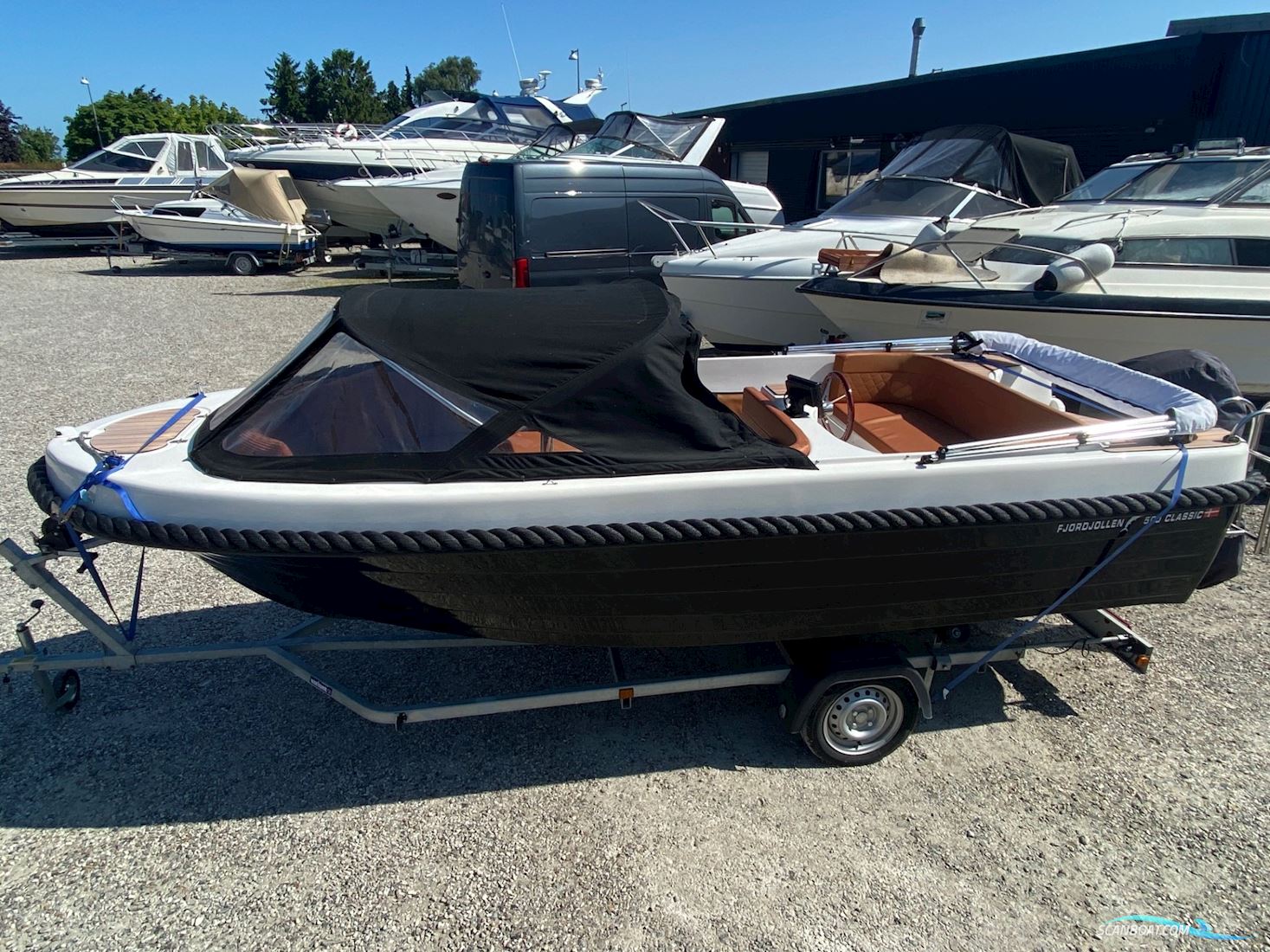 Fjordjollen 500 Classic Motorboat 2020, with Yamaha F30 engine, Denmark