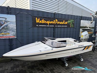 Fletcher Arrowsprint 13 Motorboat 1995, with Honda engine, The Netherlands