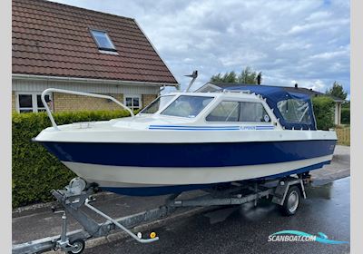 Flipper 570 Motorboat 1977, with Johson engine, Denmark