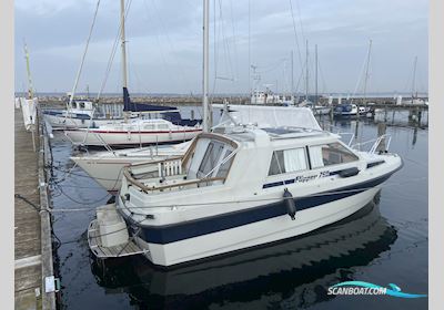 Flipper 760 med motor fra 2010 Motorboat 1989, with Toyota engine, Denmark
