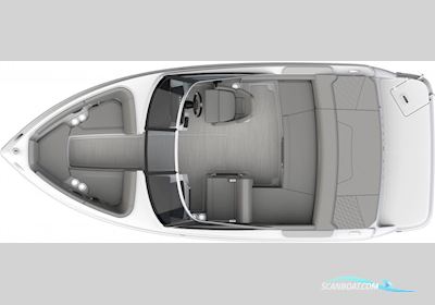 Four Winns H1 Outboard Bowrider Motorboat 2024, with Suzuki DF 200 engine, The Netherlands