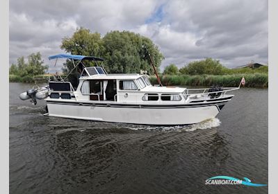 Gruno 10.50 AK Cabrio Motorboat 1979, with Daf engine, The Netherlands
