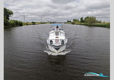 Gruno 10.50 AK Cabrio Motorboat 1979, with Daf engine, The Netherlands