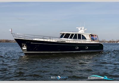 HOLTERMAN 53 Motorboat 2006, with Caterpillar is een Amerikaanse fabrikant van dieselmotoren en zware machines, wereldwijd bekend om hun krachtige, betrouwbare en duurzame motoren die engine, The Netherlands