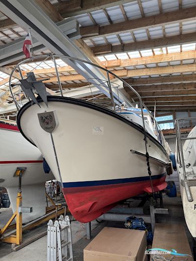 Hatecke Motorboot Motorboat 1978, with Mercedes OM 636 engine, Germany