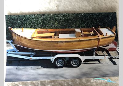 Hatecke Tuckerboot Eiche Motorboat 1997, with Yanmar 3-Zylinder engine, Germany