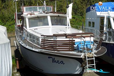 Hollandkreuzer Gebr. Visch Holland Motorboat 1972, with Cummins engine, Germany